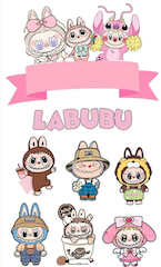 JEDLÝ PAPÍR LABUBU X