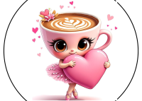 JEDLÝ PAPÍR BALLERINA CAPPUCCINA 1
