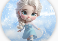 JEDLÝ PAPÍR FROZEN - LEDOVÉ KRÁLOVSTVÍ ELZA  2