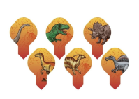 ZÁPICH Z JEDLÉHO PAPÍRU DINOSAURUS  12 KS
